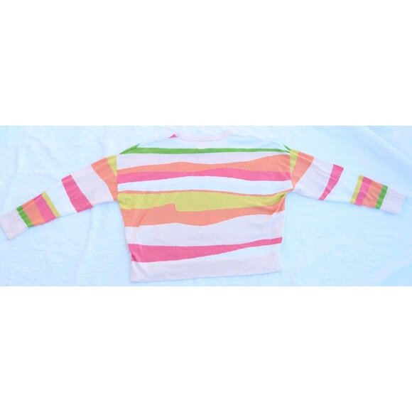 WISPR Brodie Sweater Sunset Victory Crew Neck Silk Blend Small READ Swift Lover - Picture 2 of 16